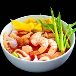 เย็นตาโฟทะเลสด พูนเต็มชาม🍤🐙