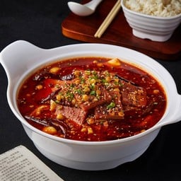แฮมจีนต้มซุปหมาล่า 麻辣水煮午餐肉