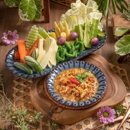 ชุดน้ำพริกไข่ปู