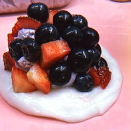 โมจิผลไม้ครีมชีส S ครีมชีส1รส ผลไม้สูงสุด2อย่าง (ปั้นสดใหม่20นาที)