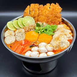 มาม่าหม้อไฟไก่ทอด