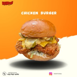 Chicken Burger เบอเกอร์ไก่ทอด
