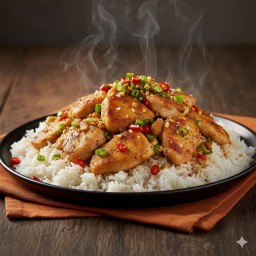 ข้าวราดผัดพริกเกลือ