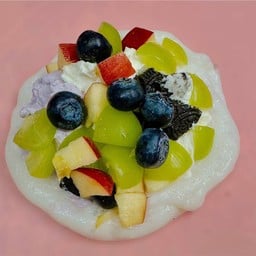 โมจิผลไม้ครีมชีส M ครีมชีส2รส ผลไม้สูงสุด3อย่าง (ปั้นสดใหม่20นาที)