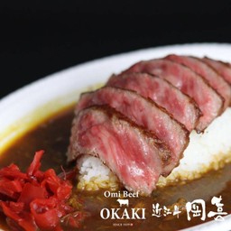 ข้าวหน้าสเต็กแกงกะหรี่เนื้อ