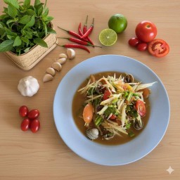 ตำหอยแครง