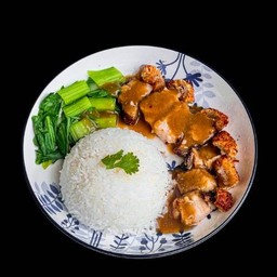 ข้าวหมูกรอบ สไตล์ฮ่องกง 🥓