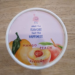 ไอศครีมมะม่วงพีช