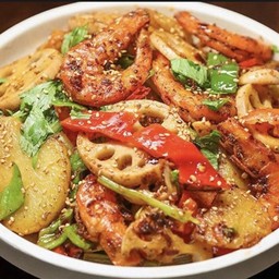 ผัดแห้งหม่าล่า DIY ฟรีข้าวสวย 麻辣香锅 米饭免费