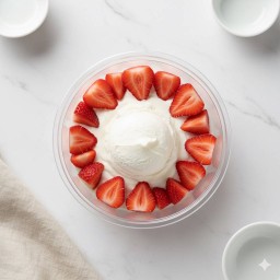 Greek yogurt & Strawberry
