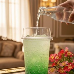 แอปเปิ้ลเขียวโซดา ความซ่าของโซดาช่วยให้รู้สึกสดชื่นและดับร้อนได้ดี