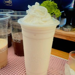 มะพร้อมนมสดปั่น