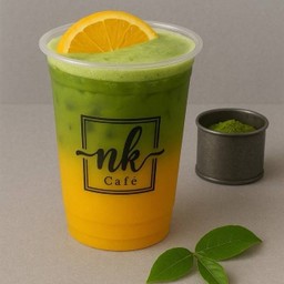 มัทฉะน้ำส้มสด