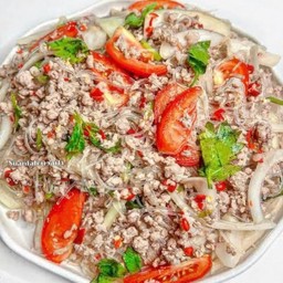 ยำวุ้นเส้นหมูสับ