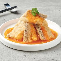 เนื้อปลากะพงเปรี้ยวหวาน