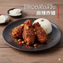 麻辣炸雞 ชุดไก่ทอดสไตล์จีน