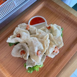 เกี๊ยวปลาท่าฉลอมทอด