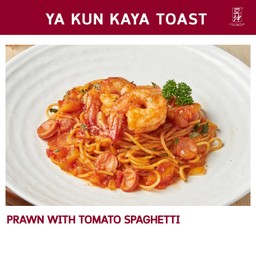 Prawn With Tomato Spaghetti