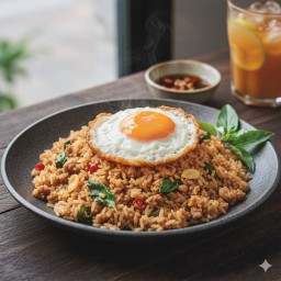 ข้าวผัดคลุกพริกขี้หนู