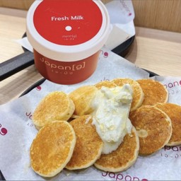 แพนเค็ก เนยเจปัง + ไอติมถ้วย 4 Oz.