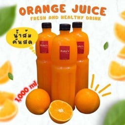 น้ำส้มคั้นสด - ขวดใหญ่