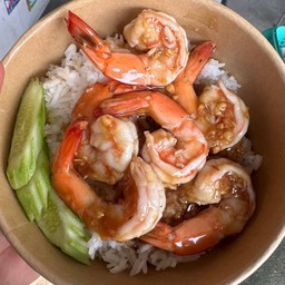 กุ้งผัดกระเทียม