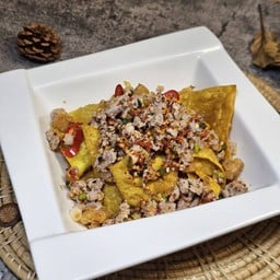 ต้มยำมะนาวสดเกี๊ยวกรอบ