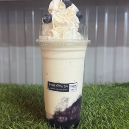 นมสดบลูเบอร์รี่ปั่น