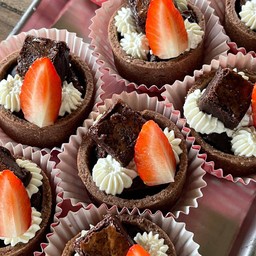 Baby Fudge Brownie tart - เบบี้ฟัดจ์บราวนี่ทาร์ต