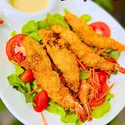สลัดกุ้งกรอบ