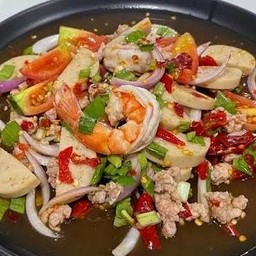 ยำกุ้งสุก