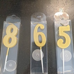เทียนสีทองตัวเลข (โปรดระบุ)