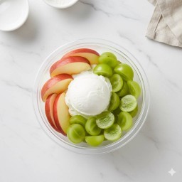 Greek Apple & Muscat grapes