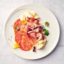 Prosciutto with Ventriciana and Parmigiano