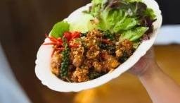 เอ็นไก่คั่วพริกเกลือ