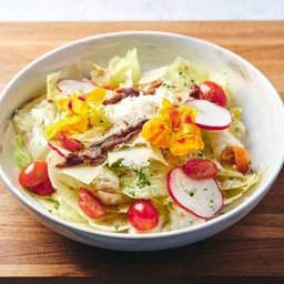 Iceberg Lettuce Salad with Anchovy Dressing