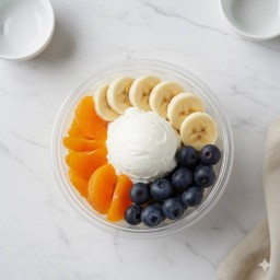 Greek Blueberry banana orange
