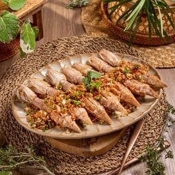 กั้งไข่ใหญ่คั่วพริกเกลือ