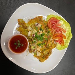 หอยเชลล์ทอด