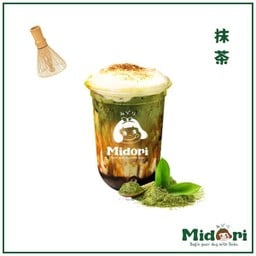 มัทฉะลาเต้บราวน์ชูการ์ 22 oz. (ราคานี้ไม่รวมไข่มุก)