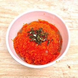 มันบดชีสไข่กุ้งซอสเกรวี่