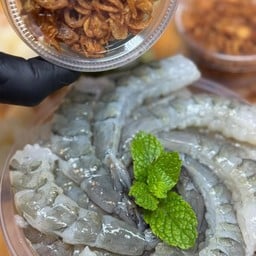 กุ้งแช่น้ำปลา กับข้าวบ้านณิชา