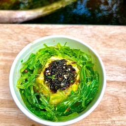 มันบดชีสยำสาหร่ายซอสเกรวี่