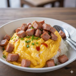 ข้าวไข่ข้นหมูยอ