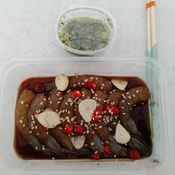 กุ้งดองซีอิ้ว - น้ำจิ้มซีฟู้ดรสเด็ด