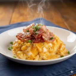 ข้าวไข่หน้าเบค่อน