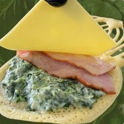 ผักโขมอบชีส  เบค่อน