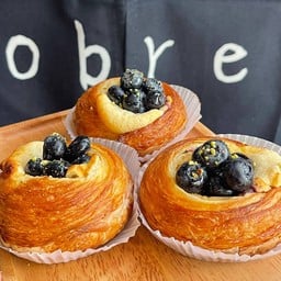 Blueberry custard danish