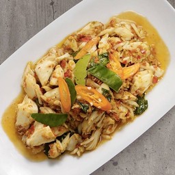 เนื้อปูผัดพริกไทยดำ