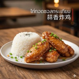 蒜香炸鸡 ไก่ทอดซอสกระเทียม